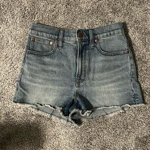 madewell the perfect jean short - worn twice